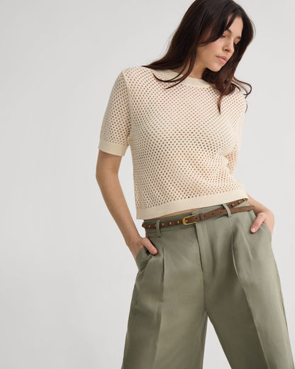 Luna Cotton Knit Top