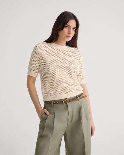 Luna Cotton Knit Top