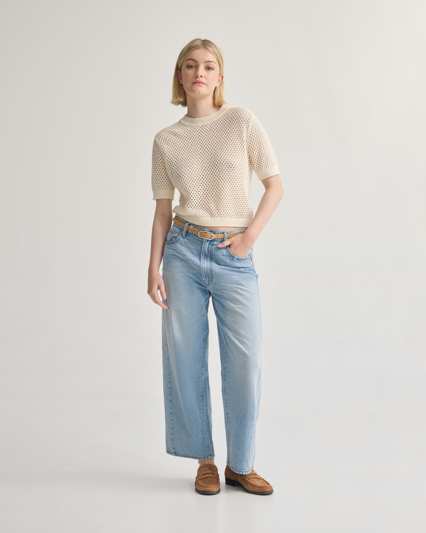 Luna Cotton Knit Top