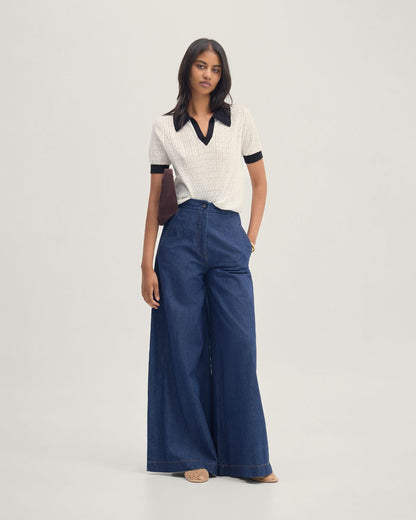 Aimee Pointelle Polo
