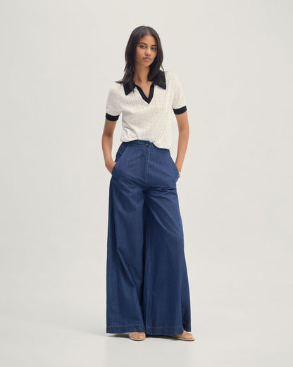 Aimee Pointelle Polo