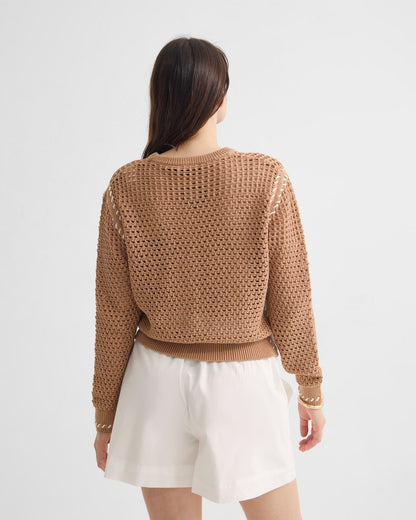 Gaby Cotton Crew Neck