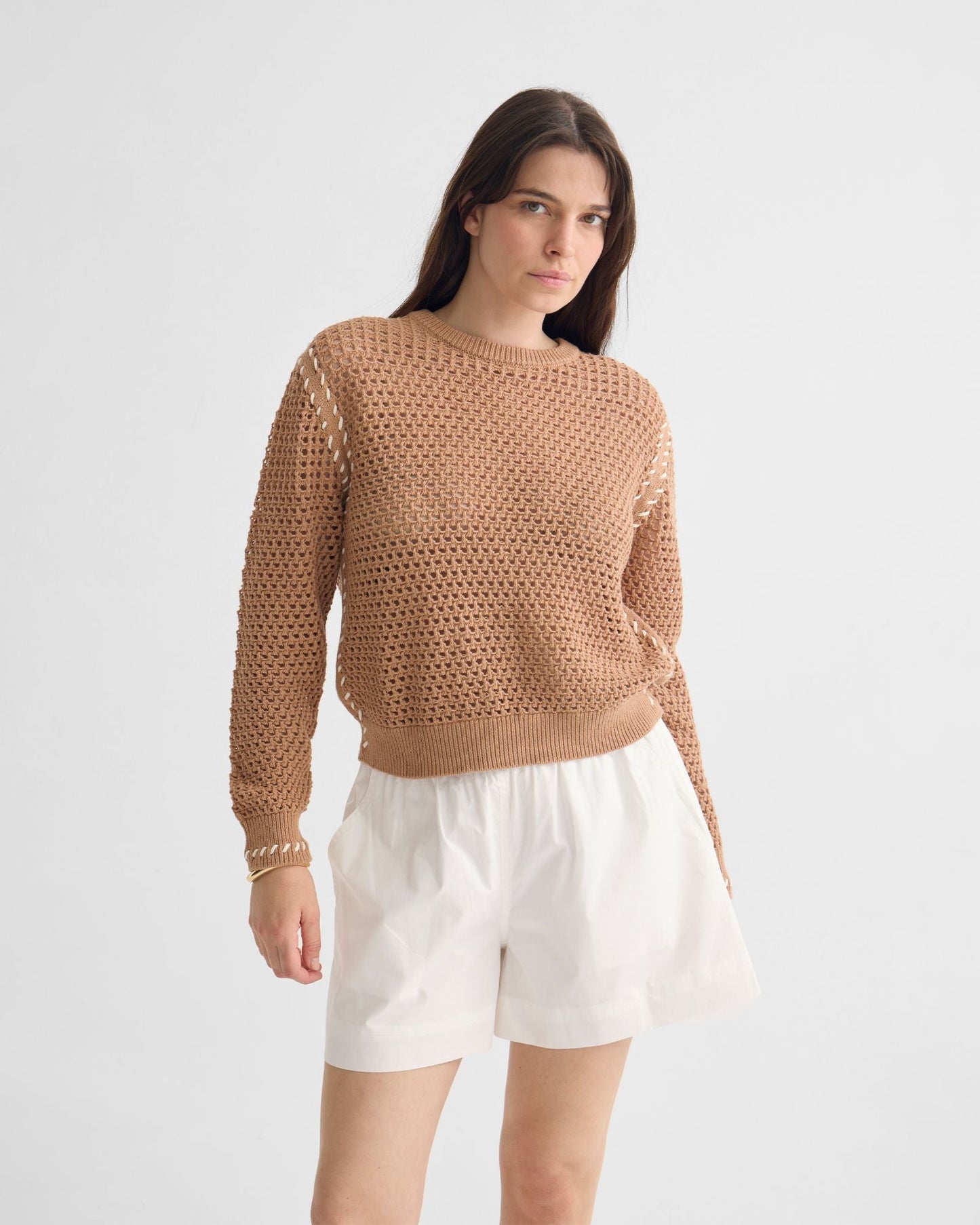 Gaby Cotton Crew Neck