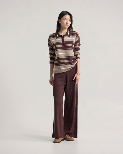 Pip Striped Polo Knit