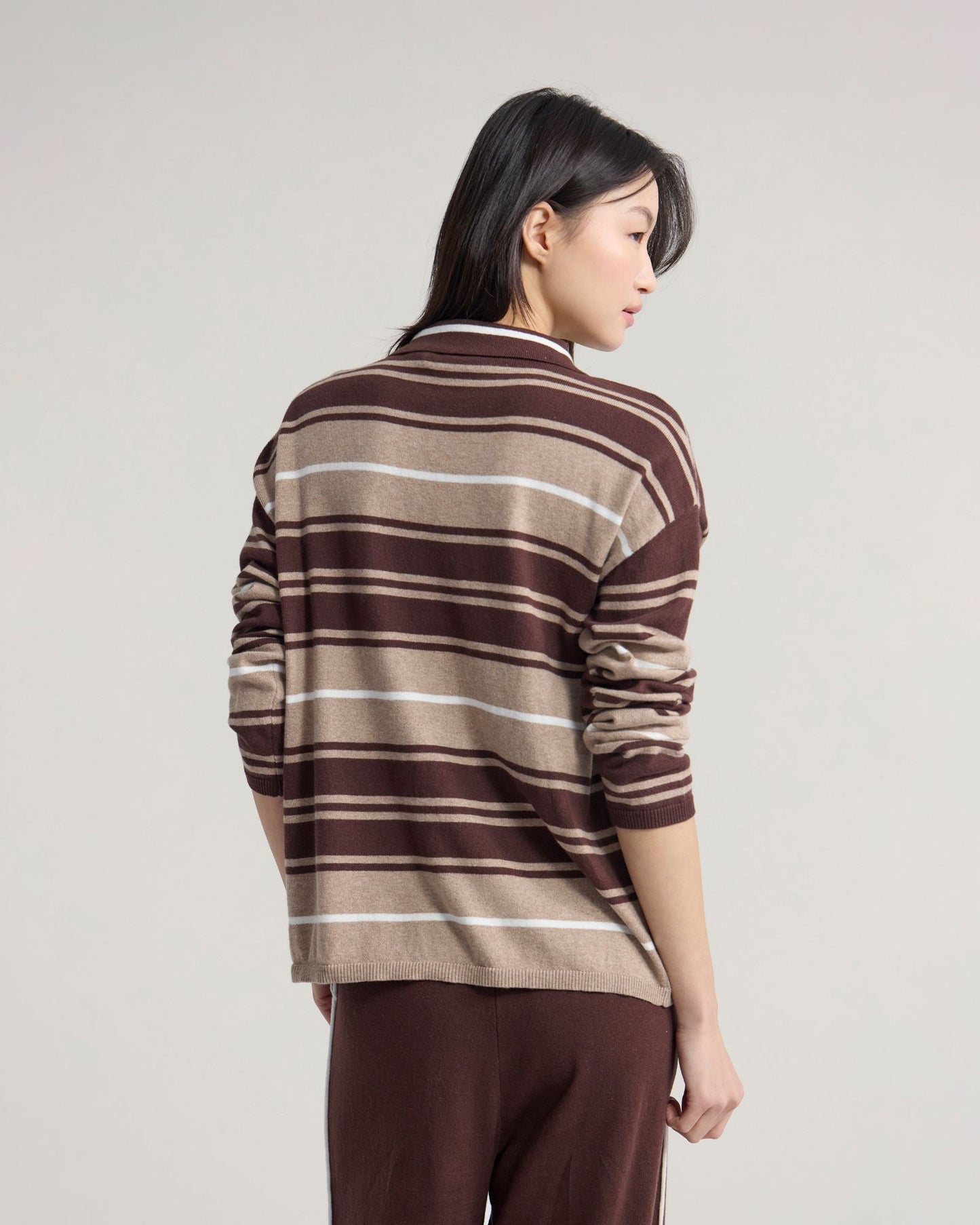 Pip Striped Polo Knit