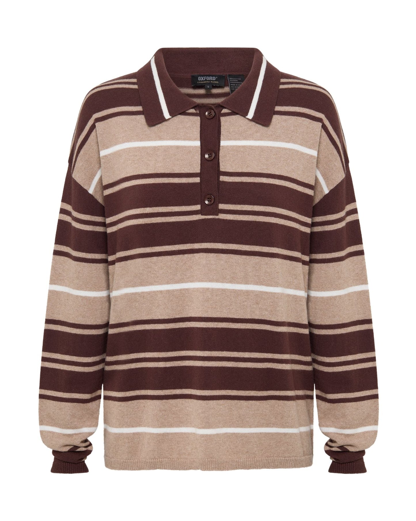 Pip Striped Polo Knit