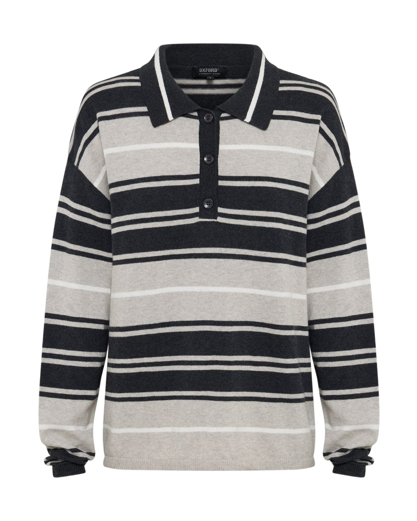 Pip Striped Polo Knit