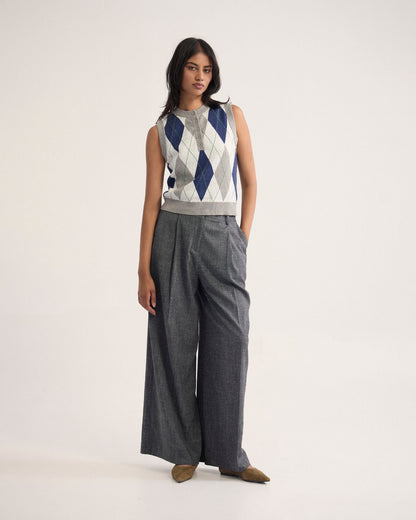 Carina Argyle Vest
