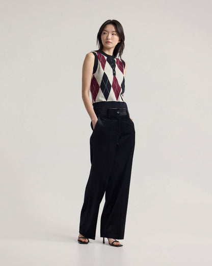 Carina Argyle Vest