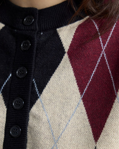 Carina Argyle Vest