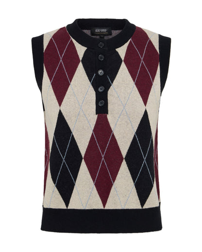 Carina Argyle Vest