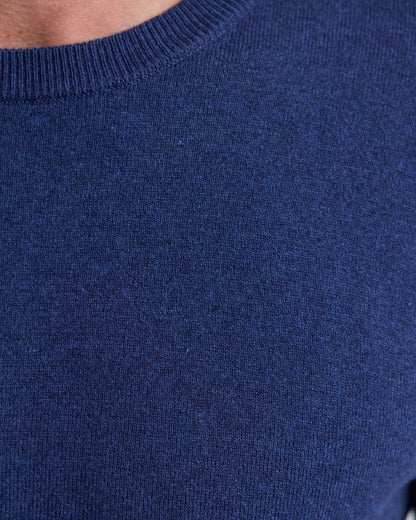 Cotton Cashmere Crew Neck Knit