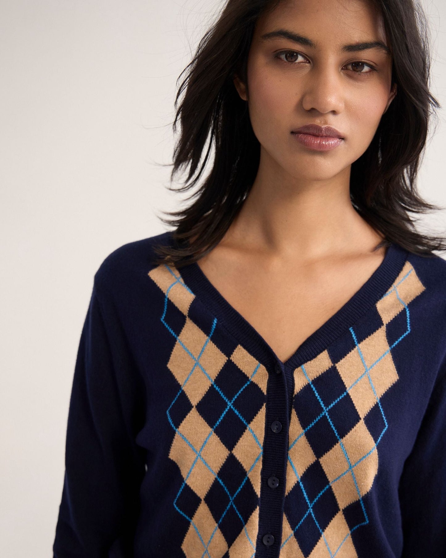 Pixie Argyle Cardigan