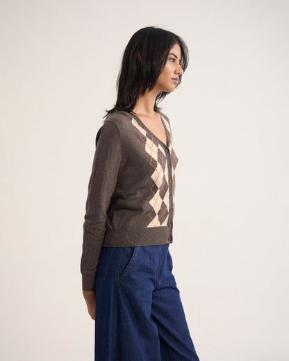 Pixie Argyle Cardigan