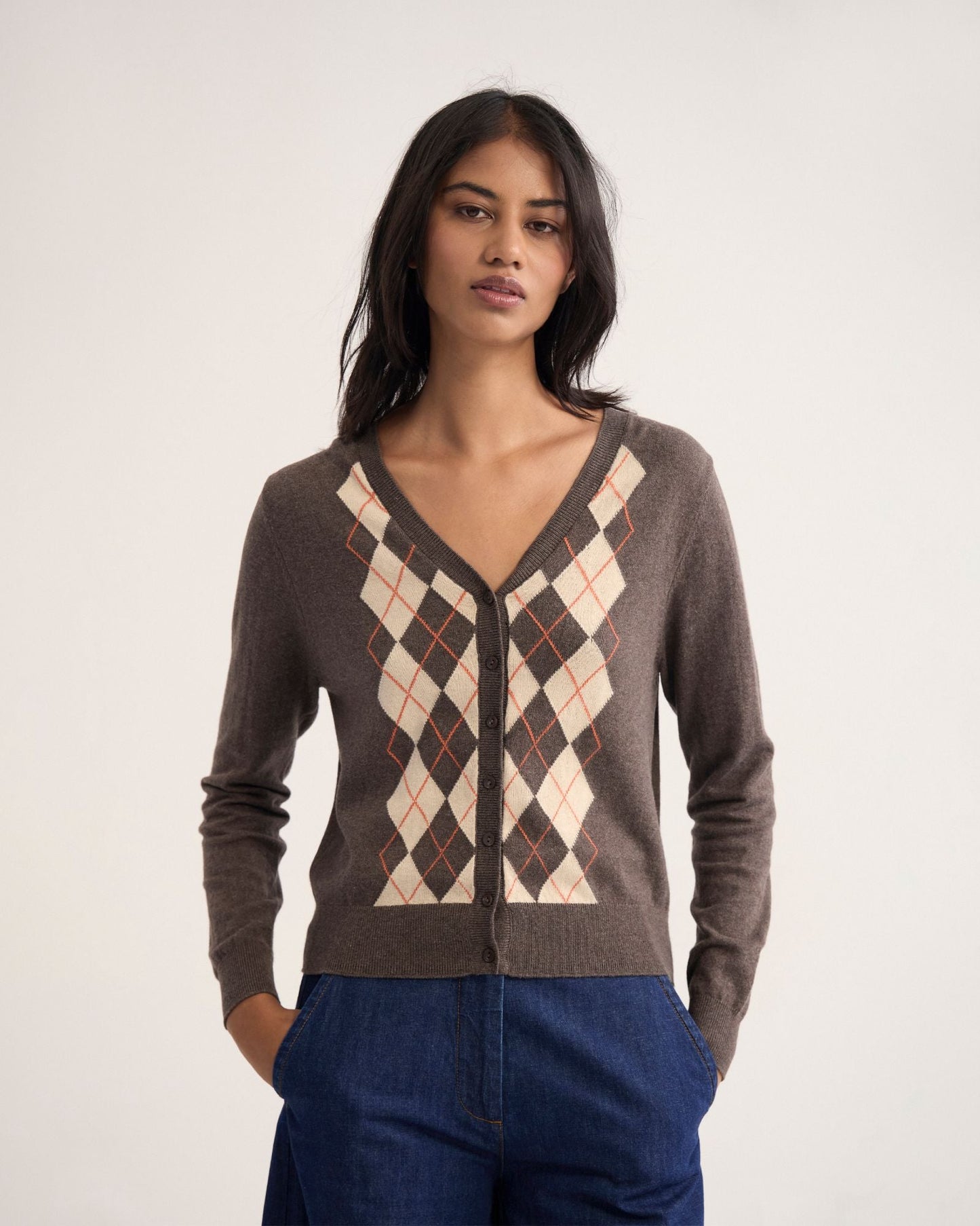 Pixie Argyle Cardigan