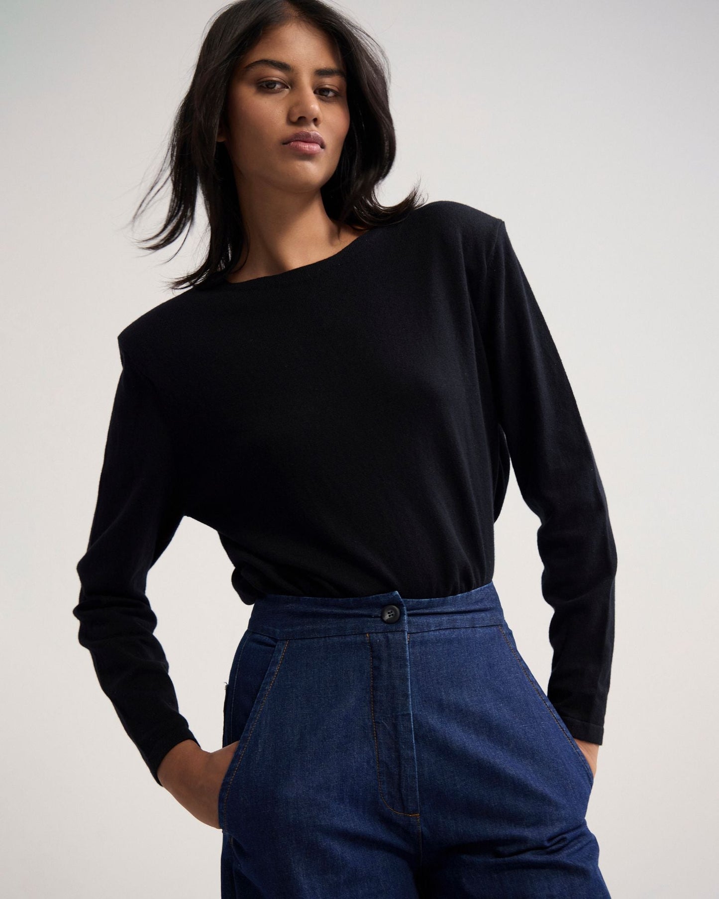 Paloma Shoulder Pad Knit