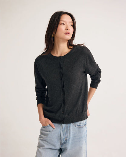 Saga Side Button Cardigan