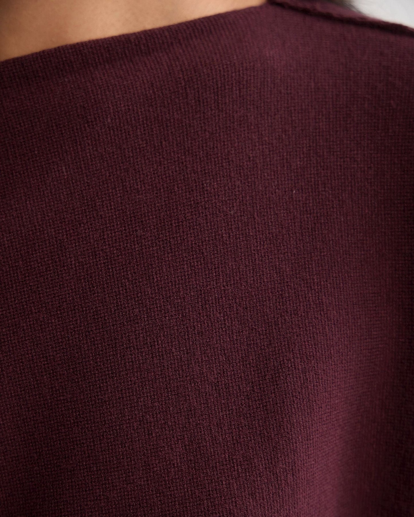 Laura Knitted Folded Collar Top