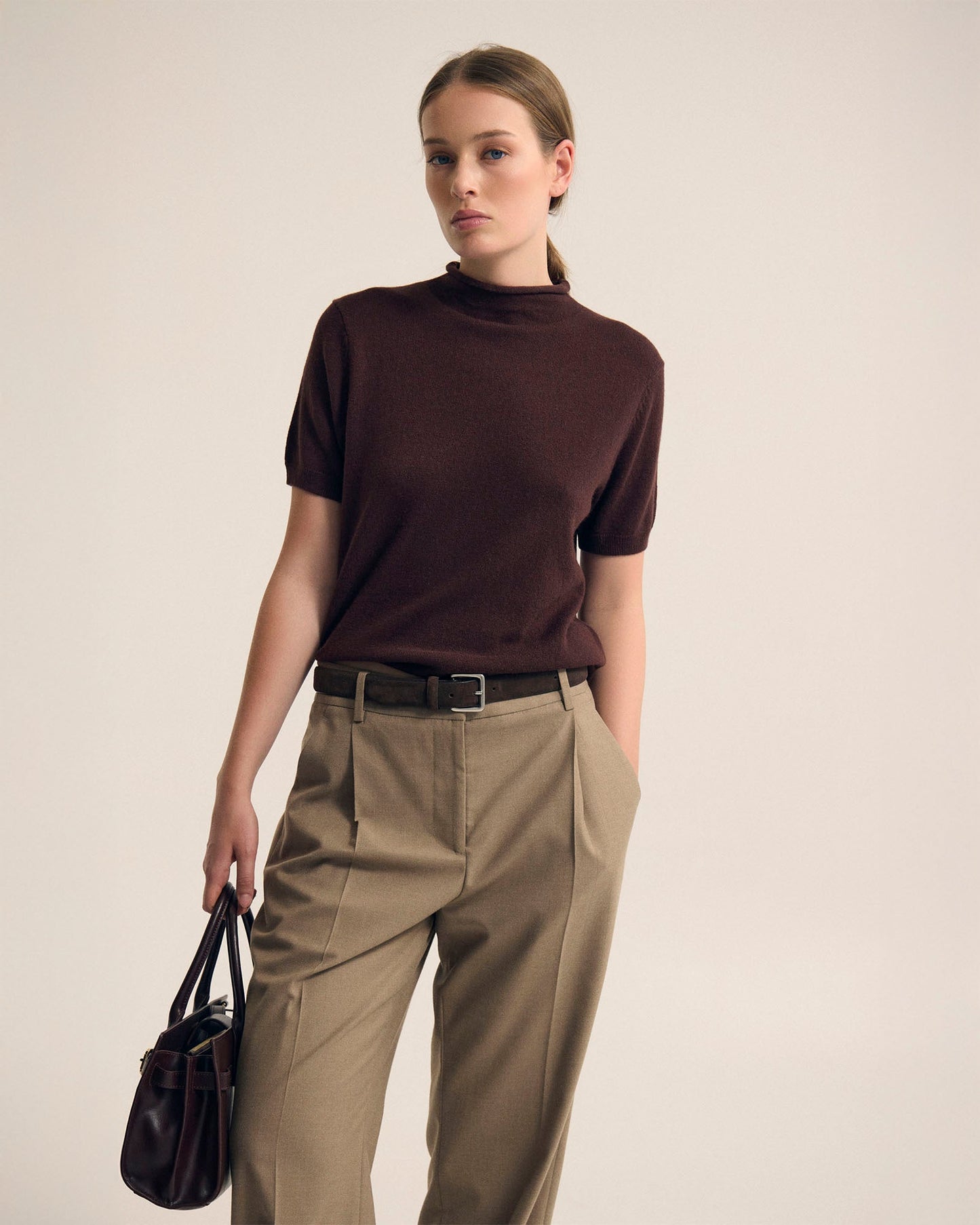 Maxine Funnel Collar Knit