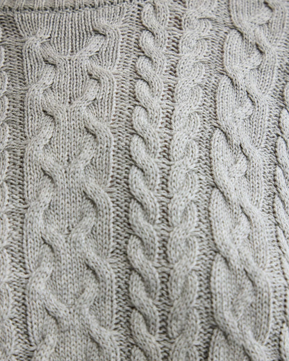 Evie Cable Knit Crew Neck