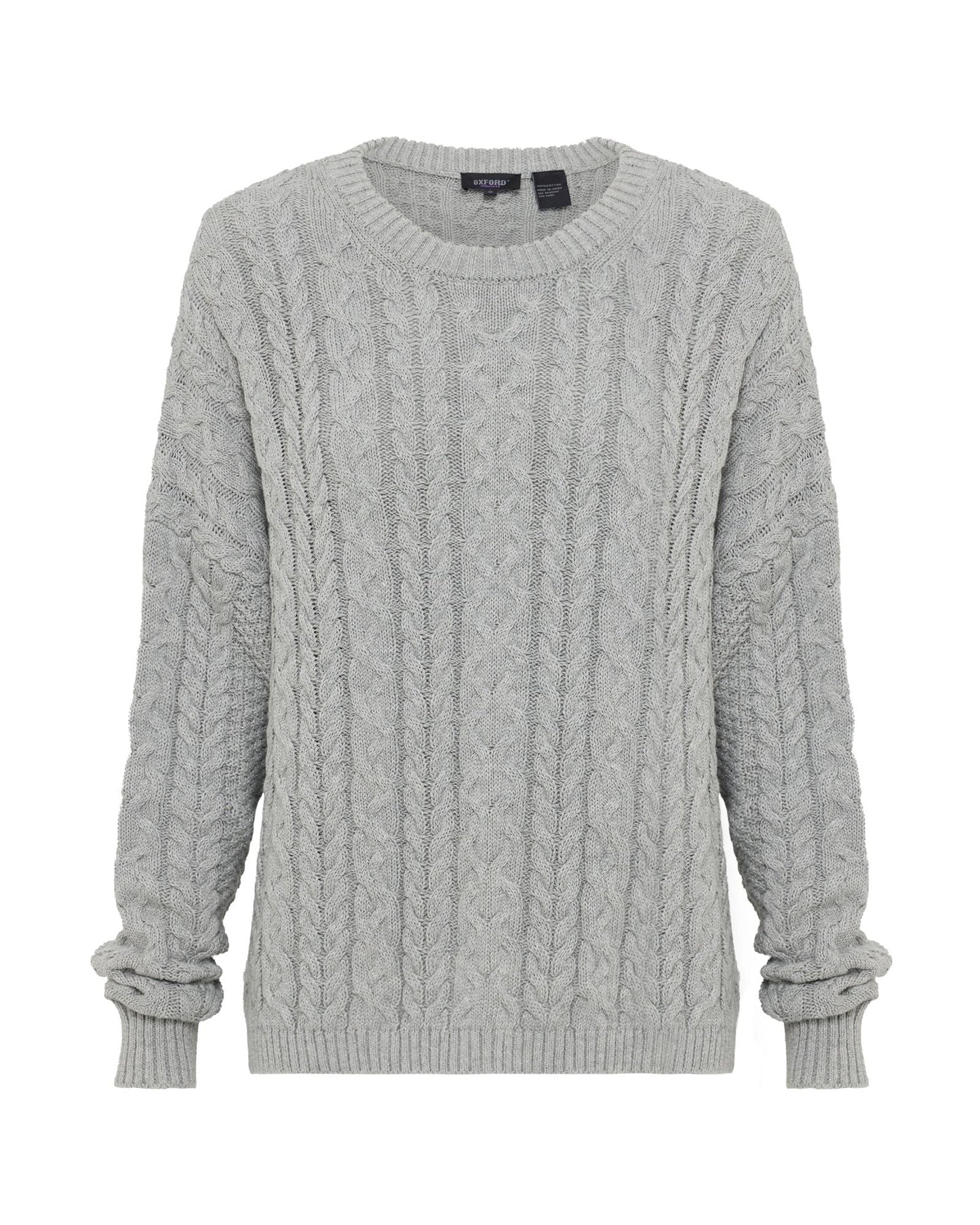 Evie Cable Knit Crew Neck
