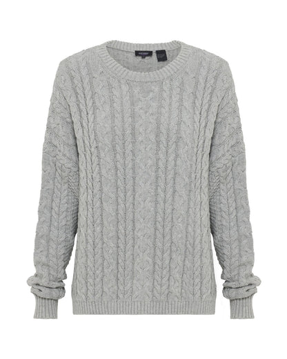 Evie Cable Knit Crew Neck