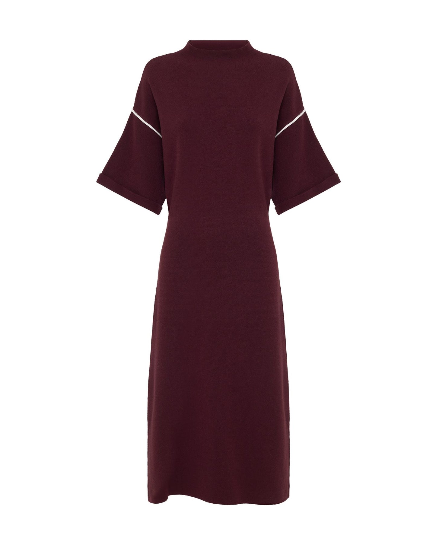 Natalya Knit Contrast Piping Dress