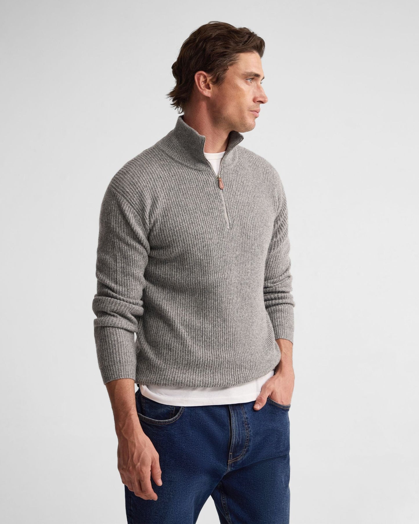Ryan Zip Neck Knit
