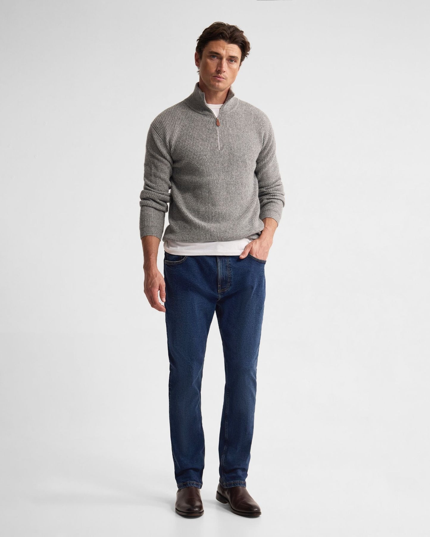 Ryan Zip Neck Knit