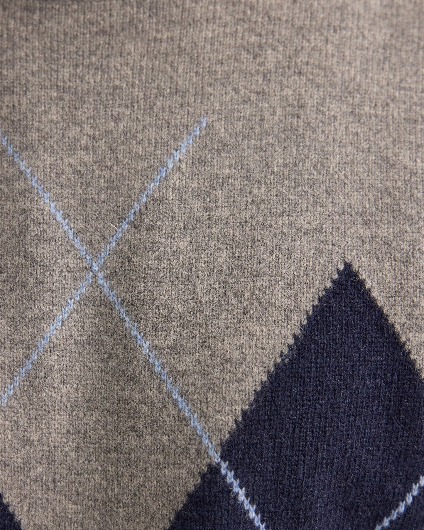 Anton Wool Argyle Crew Neck