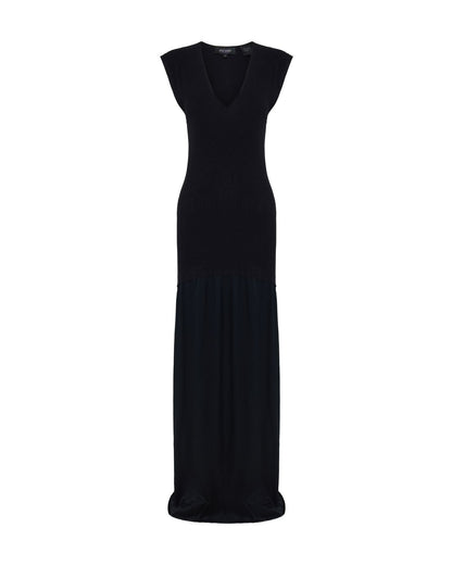 Sydney Knit Dress With Woven Skirt