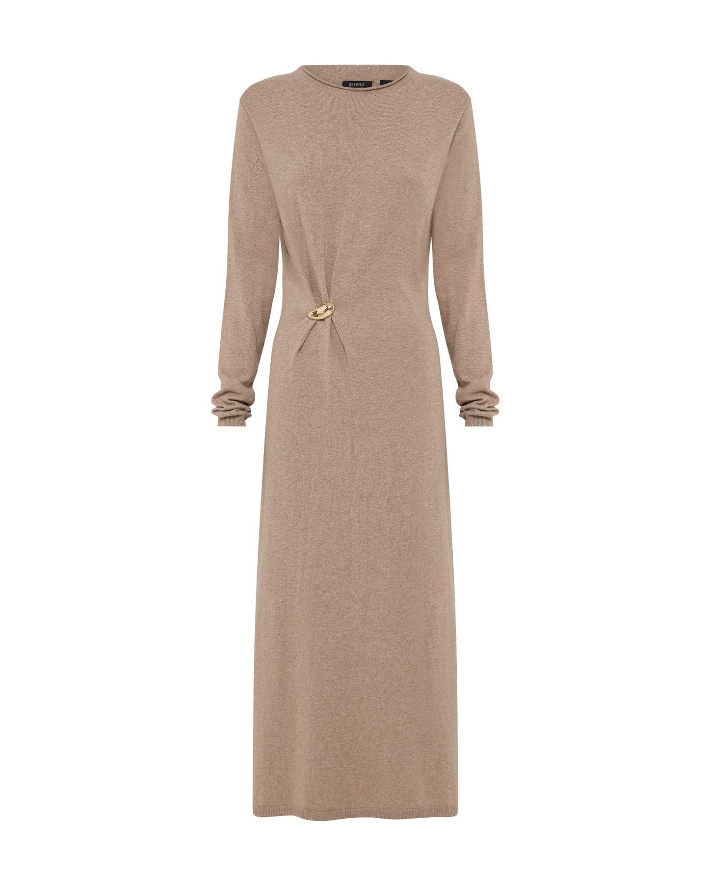 Adelaide Knitted Dress With Brooch