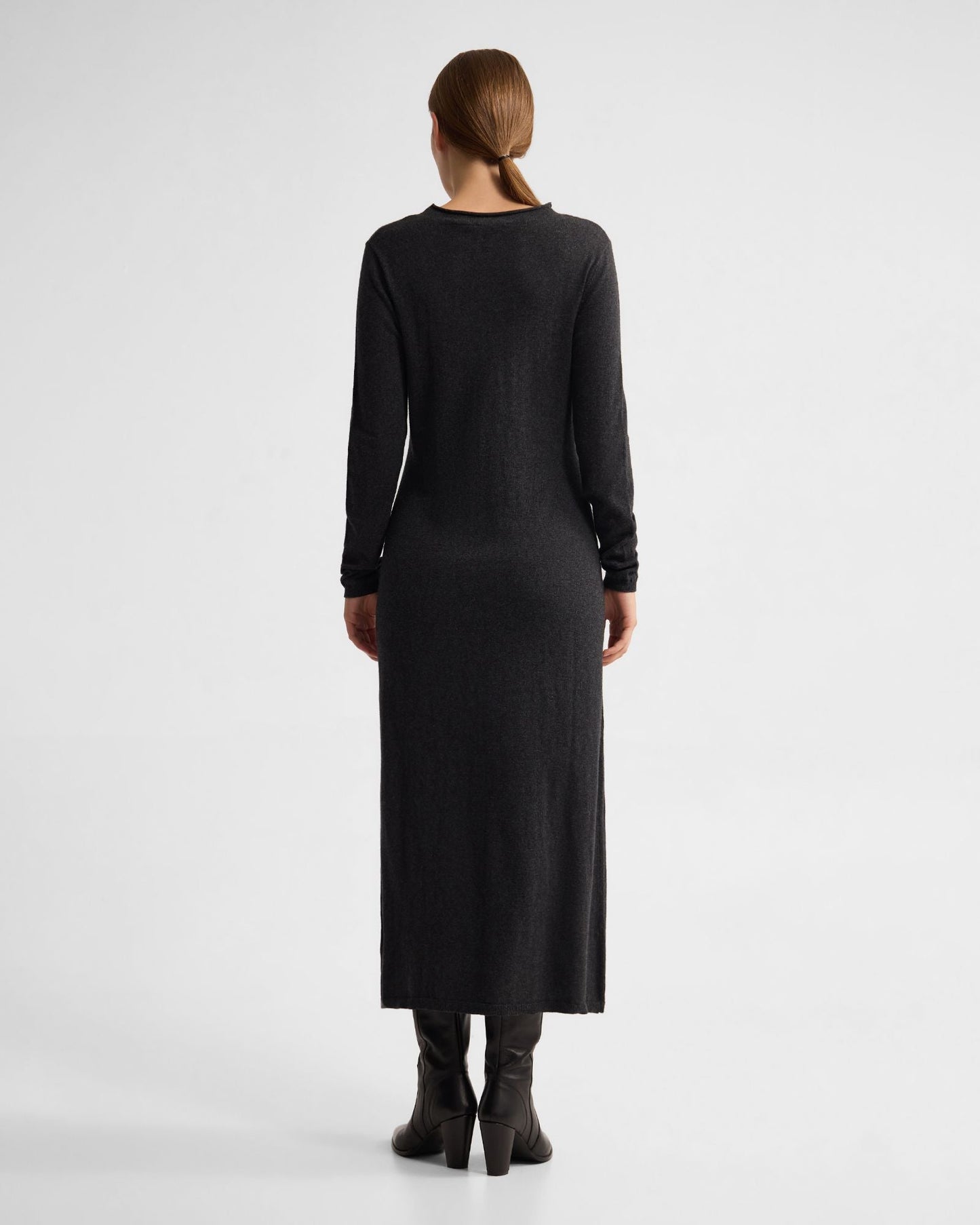 Adelaide Knitted Dress With Brooch