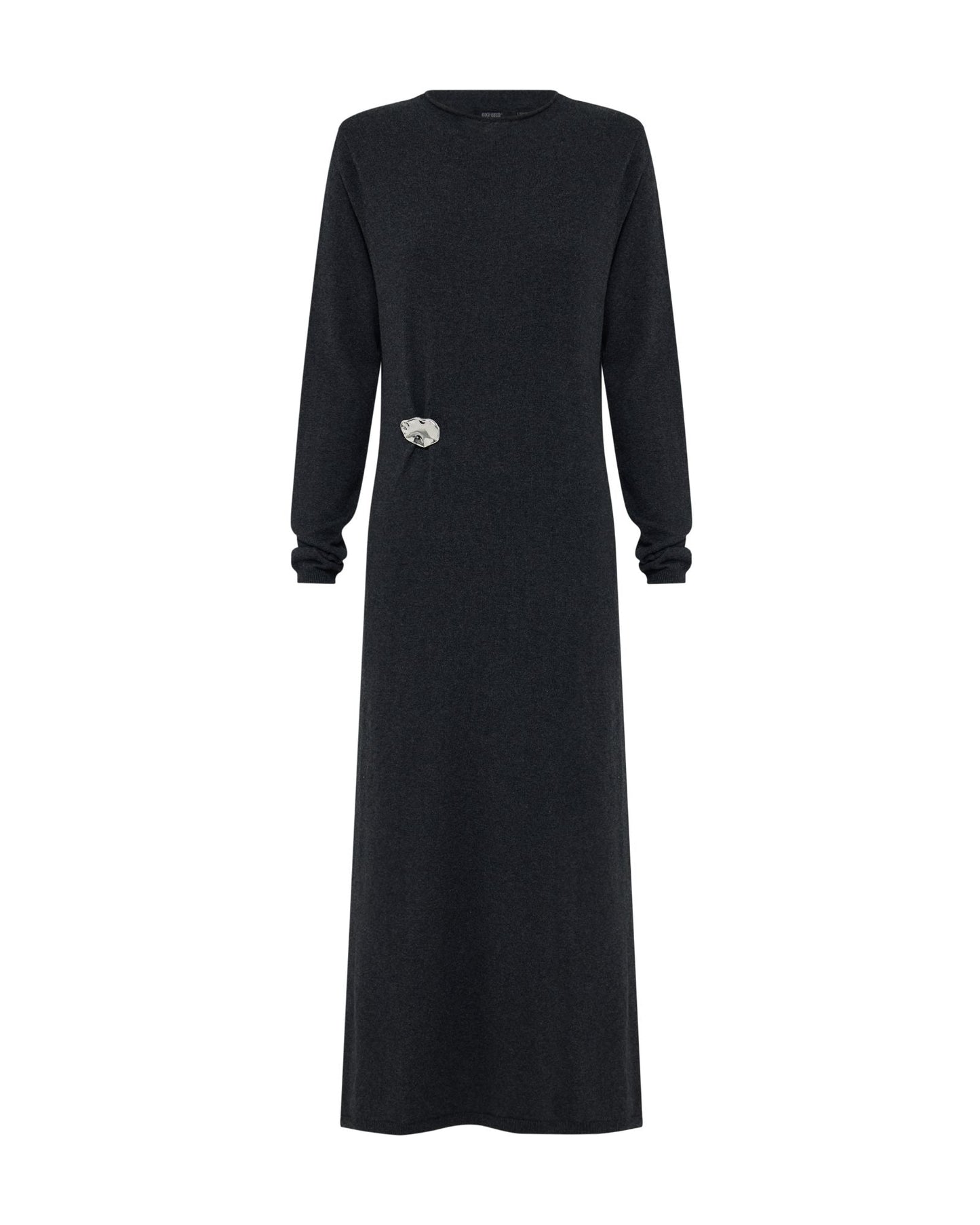 Adelaide Knitted Dress With Brooch