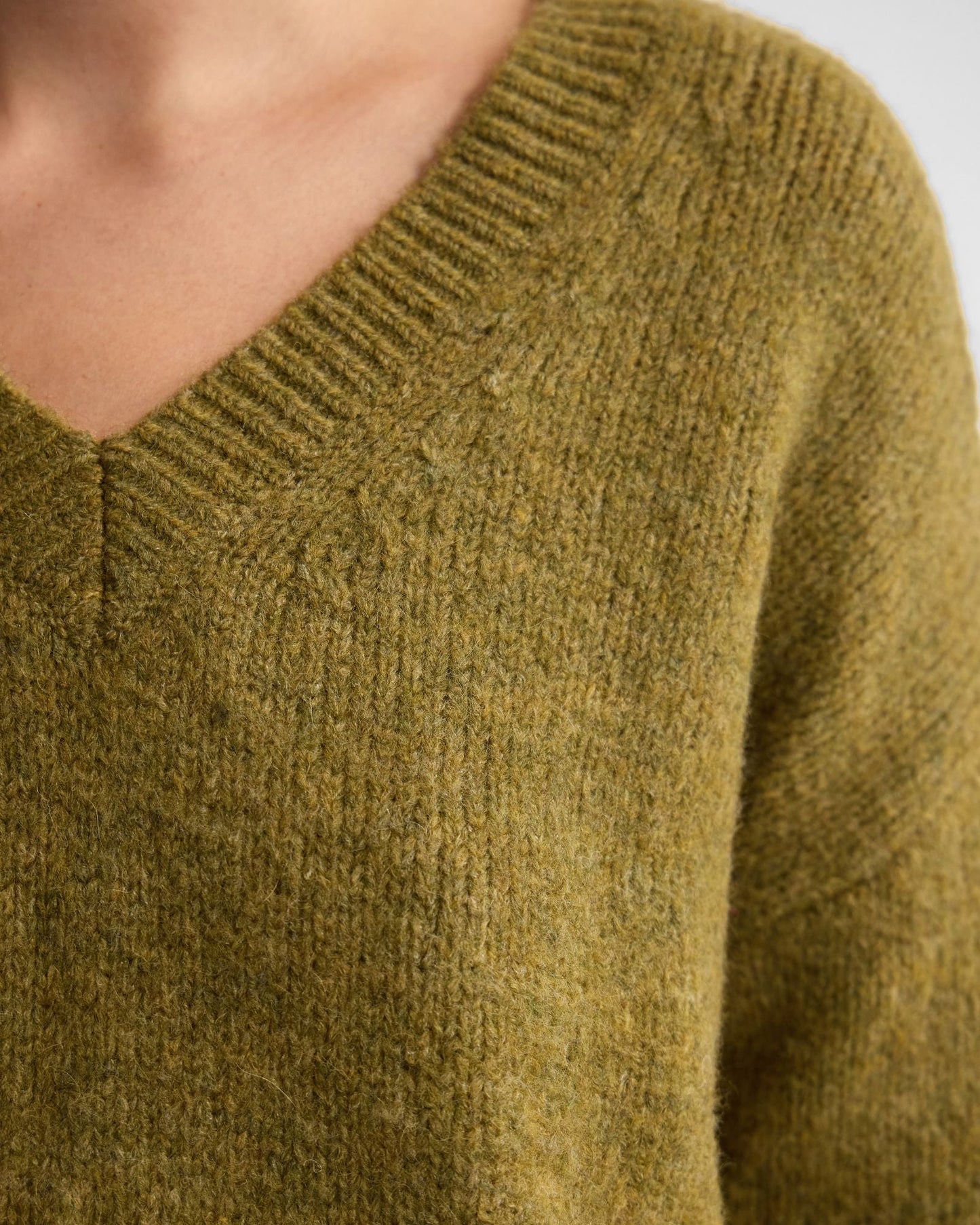 Bridgette Alpaca Blend V-Neck