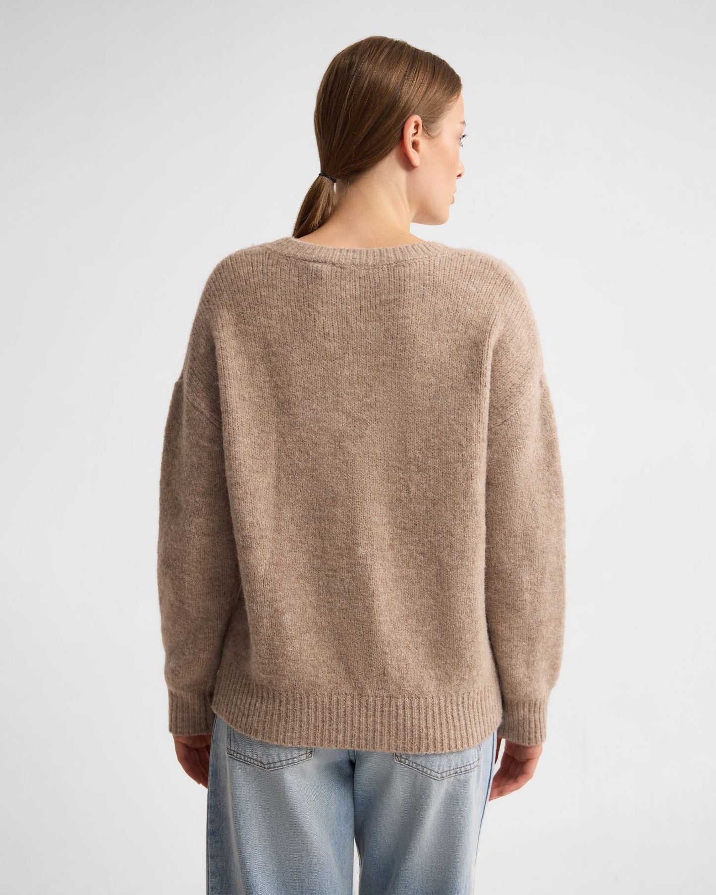 Bridgette Alpaca Blend V-Neck
