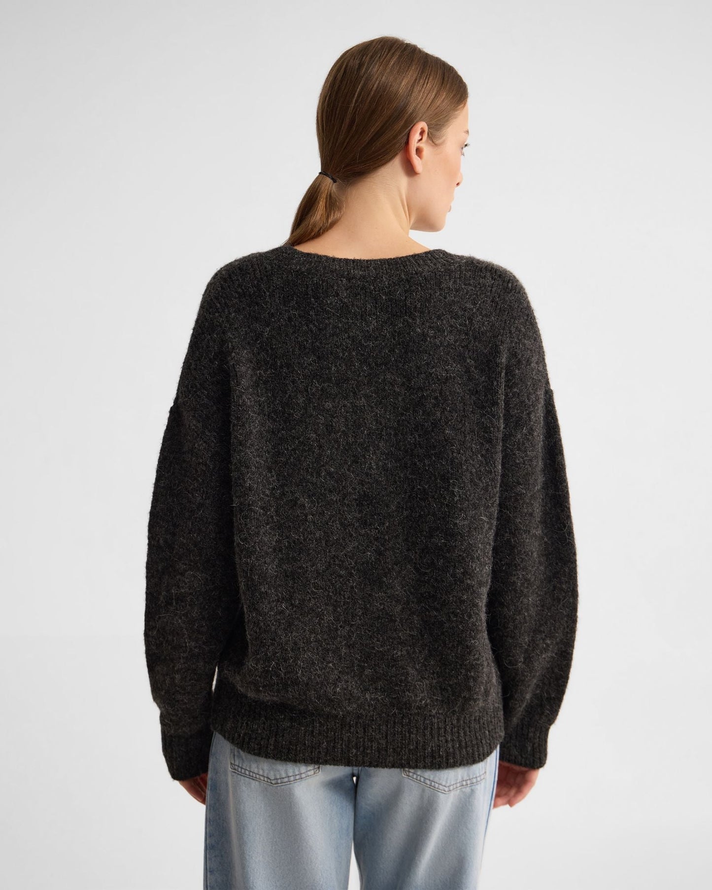 Bridgette Alpaca Blend V-Neck