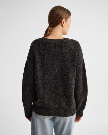 Bridgette Alpaca Blend V-Neck