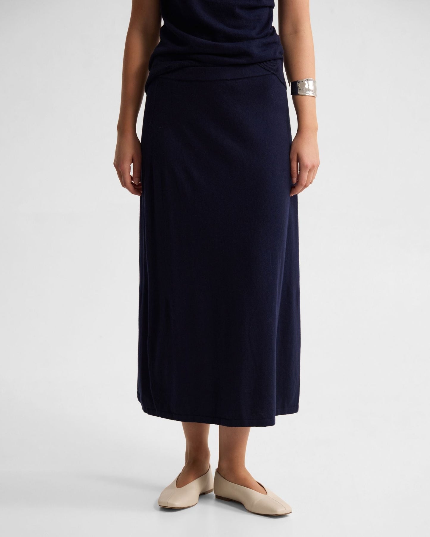 Leonie Cashmere Blend Knitted Skirt