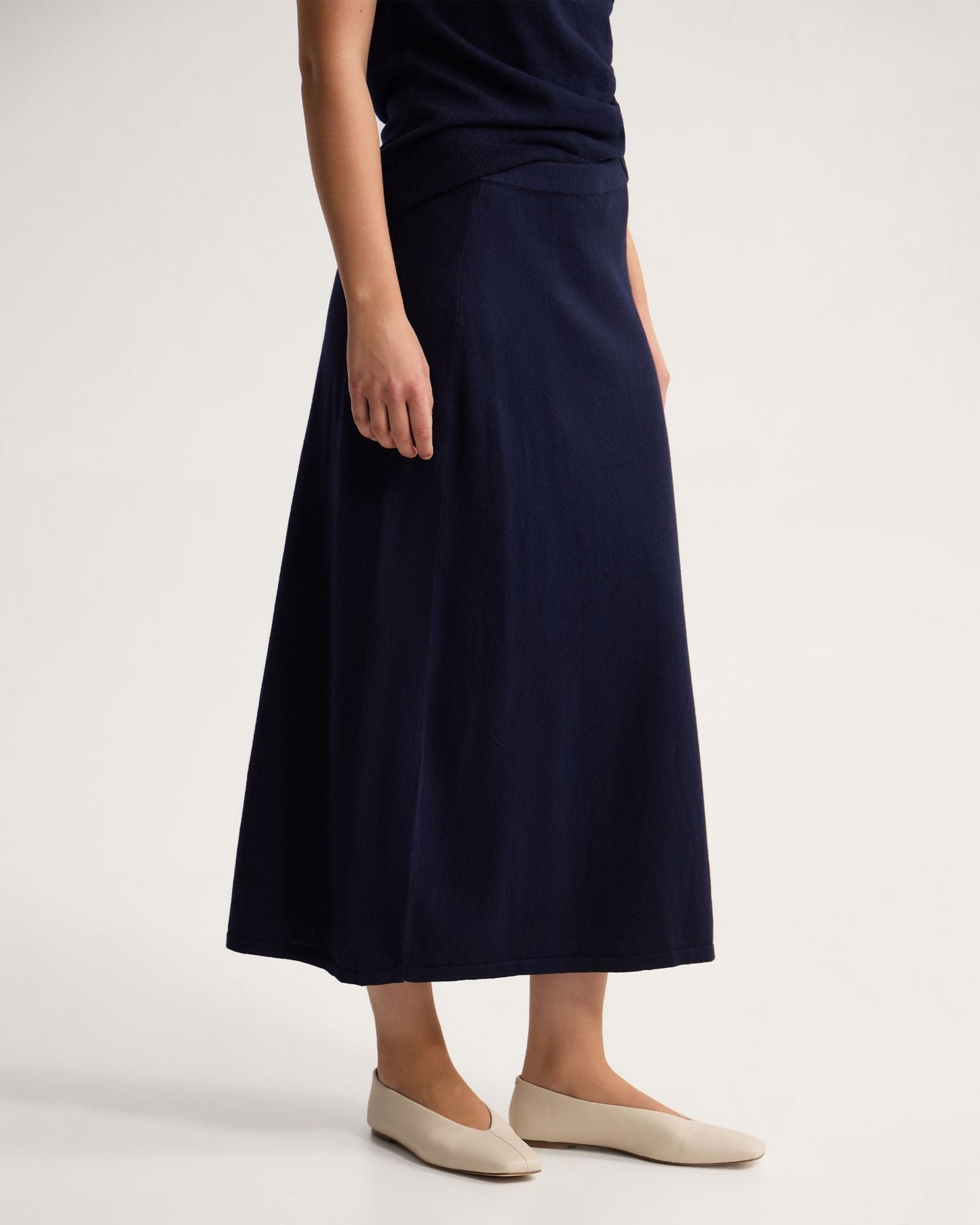 Leonie Cashmere Blend Knitted Skirt