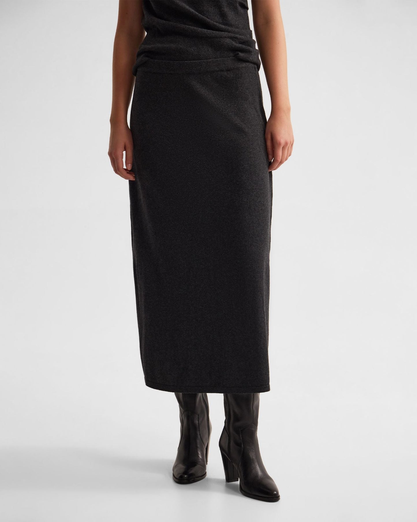 Leonie Cashmere Blend Knitted Skirt