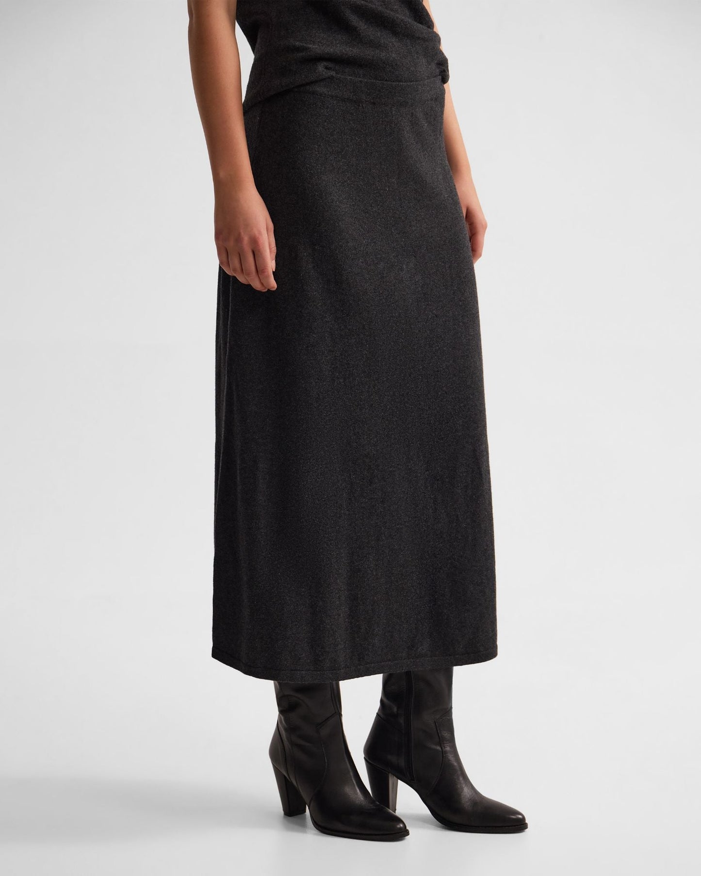 Leonie Cashmere Blend Knitted Skirt