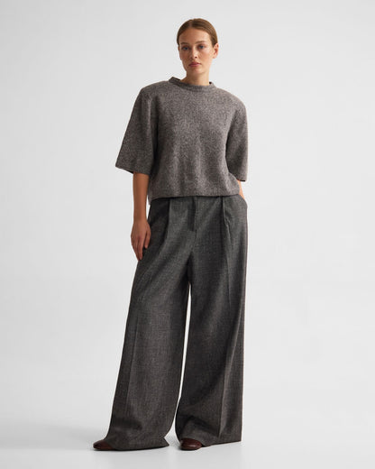 Leeta Wool Knitted T Shirt