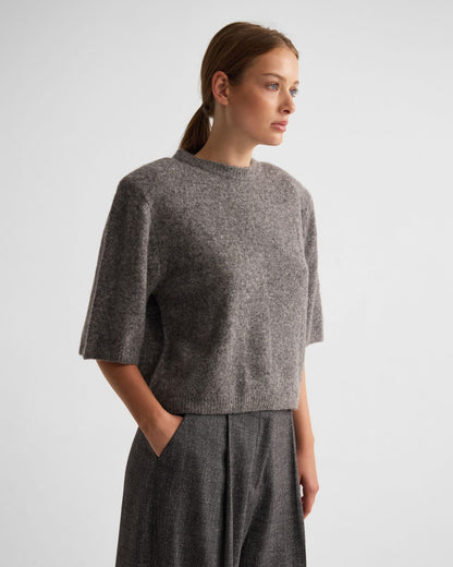 Leeta Wool Knitted T Shirt