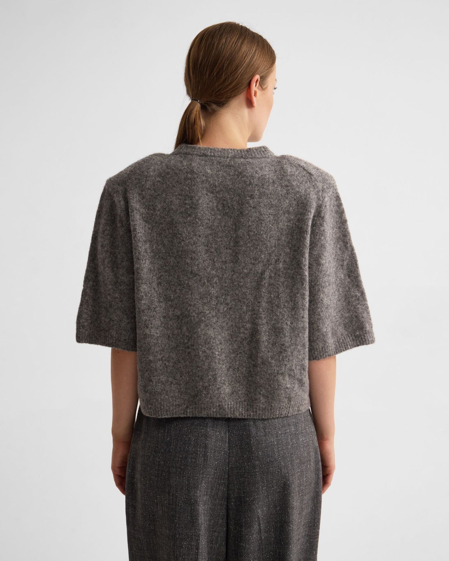 Leeta Wool Knitted T Shirt
