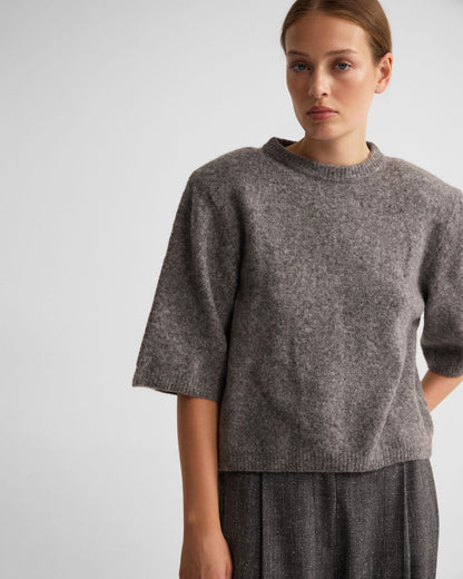 Leeta Wool Knitted T Shirt