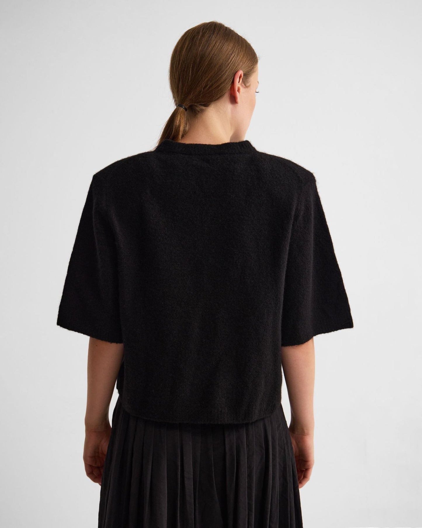 Leeta Wool Knitted T Shirt