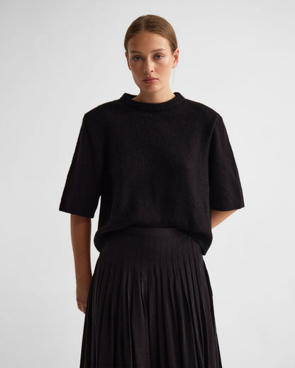 Leeta Wool Knitted T Shirt