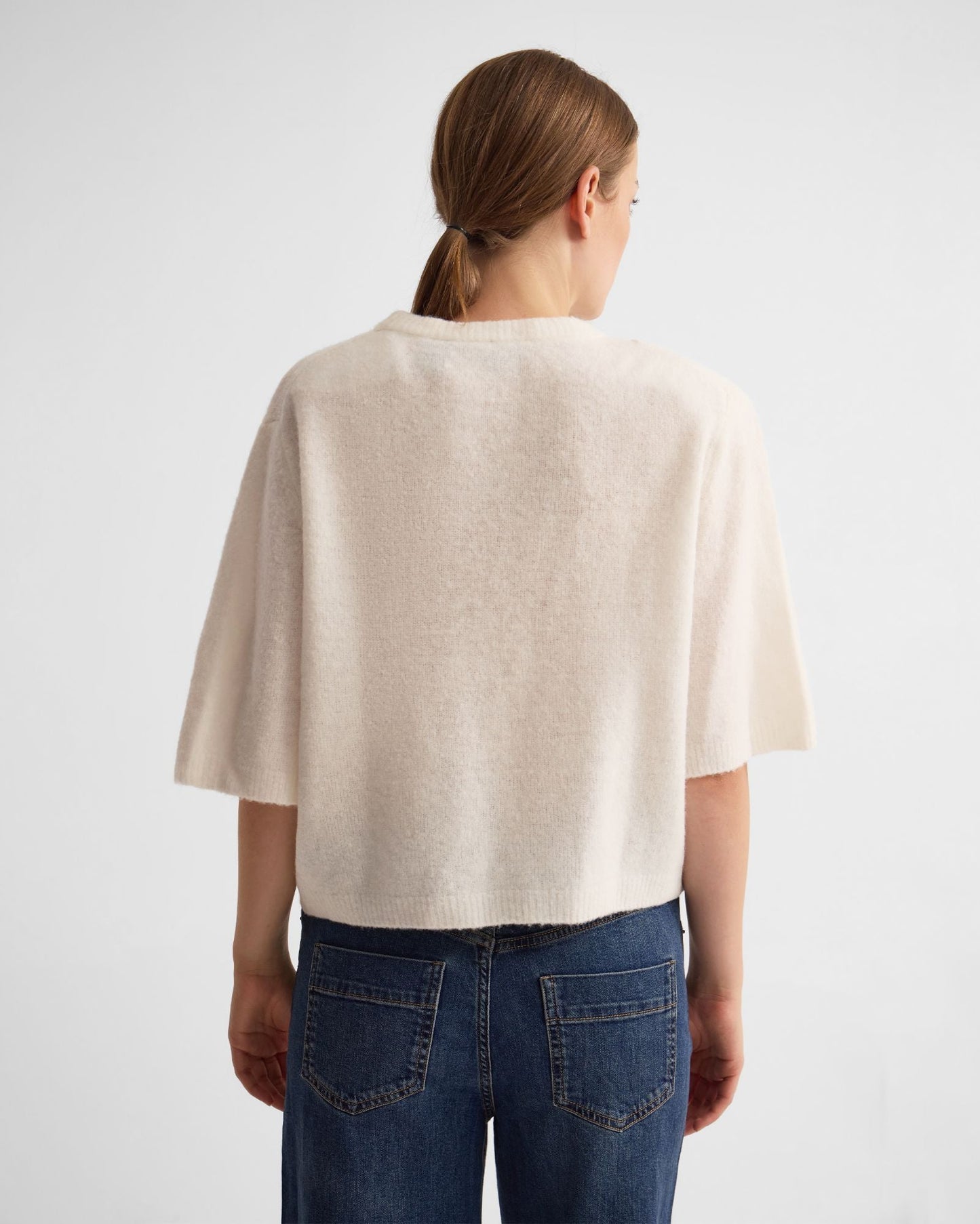 Leeta Wool Knitted T Shirt
