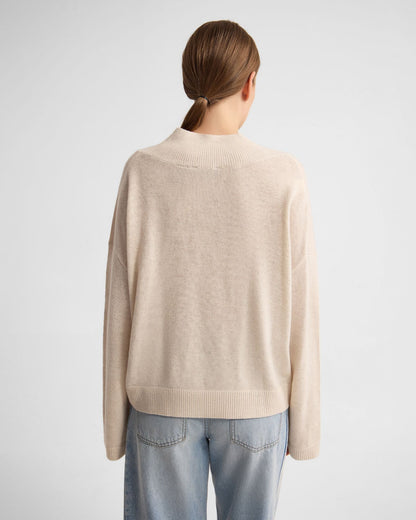 Camille V-Neck Wool Blend Knit
